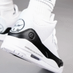 頂級純原Fragment Design x Air Jordan 3 黑白藤原浩閃電aj3低筒籃球鞋運動鞋球鞋男鞋 - 画像 (19)