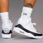 頂級純原Fragment Design x Air Jordan 3 黑白藤原浩閃電aj3低筒籃球鞋運動鞋球鞋男鞋 - 画像 (17)