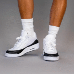 頂級純原Fragment Design x Air Jordan 3 黑白藤原浩閃電aj3低筒籃球鞋運動鞋球鞋男鞋 - 画像 (10)