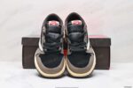 【頂級純原】Travis Scott X Air Jordan 1 Low 'Mocha' OG TS SP AJ1 倒鉤 深棕摩卡 低筒復古籃球鞋：圖片 10