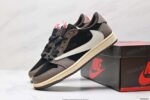 【頂級純原】Travis Scott X Air Jordan 1 Low 'Mocha' OG TS SP AJ1 倒鉤 深棕摩卡 低筒復古籃球鞋：圖片 2