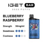 澳洲爆款熱銷 IGET Bar 3500 Puffs 拋棄式/一次性電子煙 - 画像 (5)