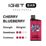 澳洲爆款熱銷 IGET Bar 3500 Puffs 拋棄式/一次性電子煙 - 画像 (6)