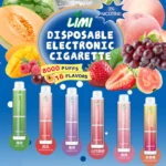 台灣現貨 LIMI 8000口 發光拋棄式一次性電子煙（大容量/可充電）