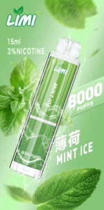 台灣現貨 LIMI 8000口 發光拋棄式一次性電子煙（大容量/可充電） - Image 3