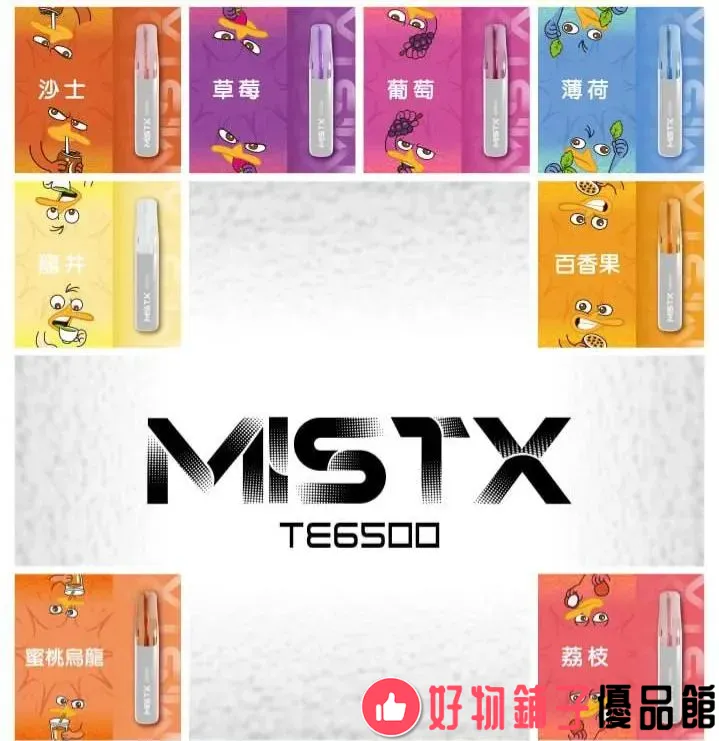 imageName1765268626893_720x 台灣現貨 MISTX TE 鴨嘴獸一次性電子煙6500口 超大容量 升級陶瓷芯 10種風味可選 - 画像 (1)